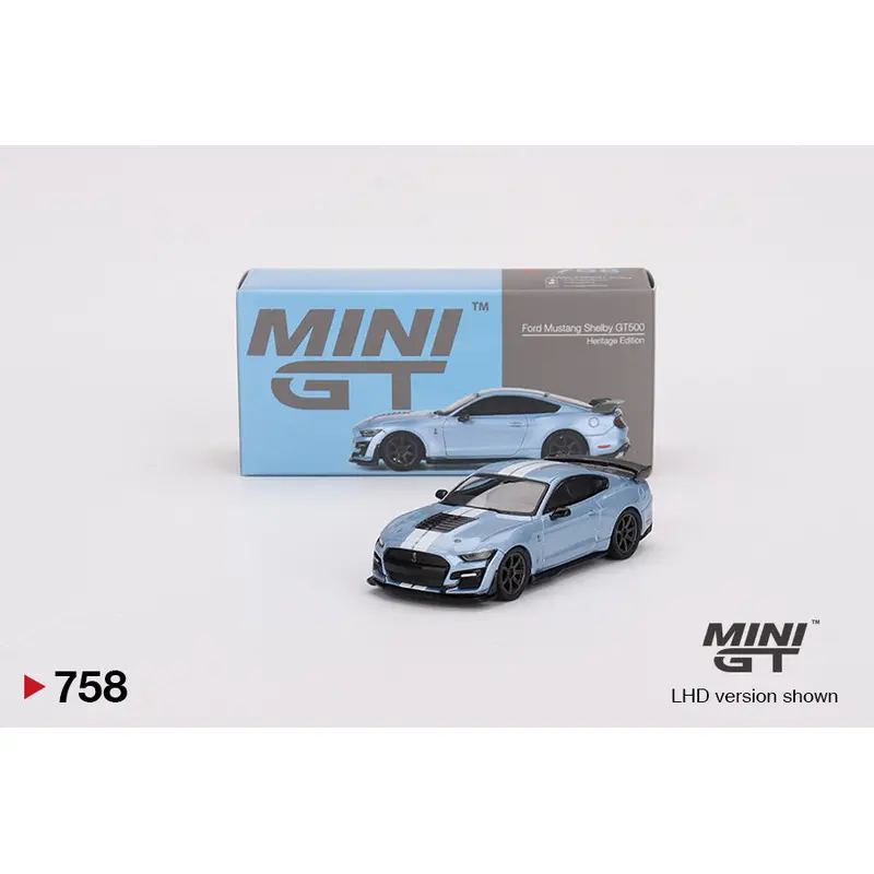 Mini GT Ford Mustang Shelby GT500 Heritage Edition 1:64 Scale Die Cast