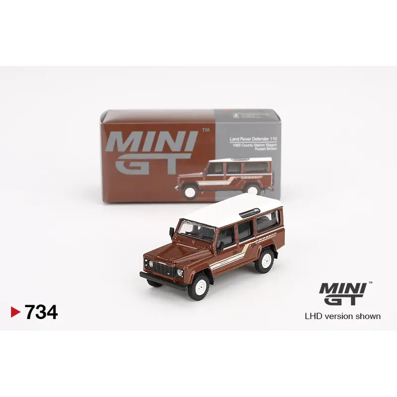 Mini GT Land Rover Defender 110 Brown 1:64 Scale