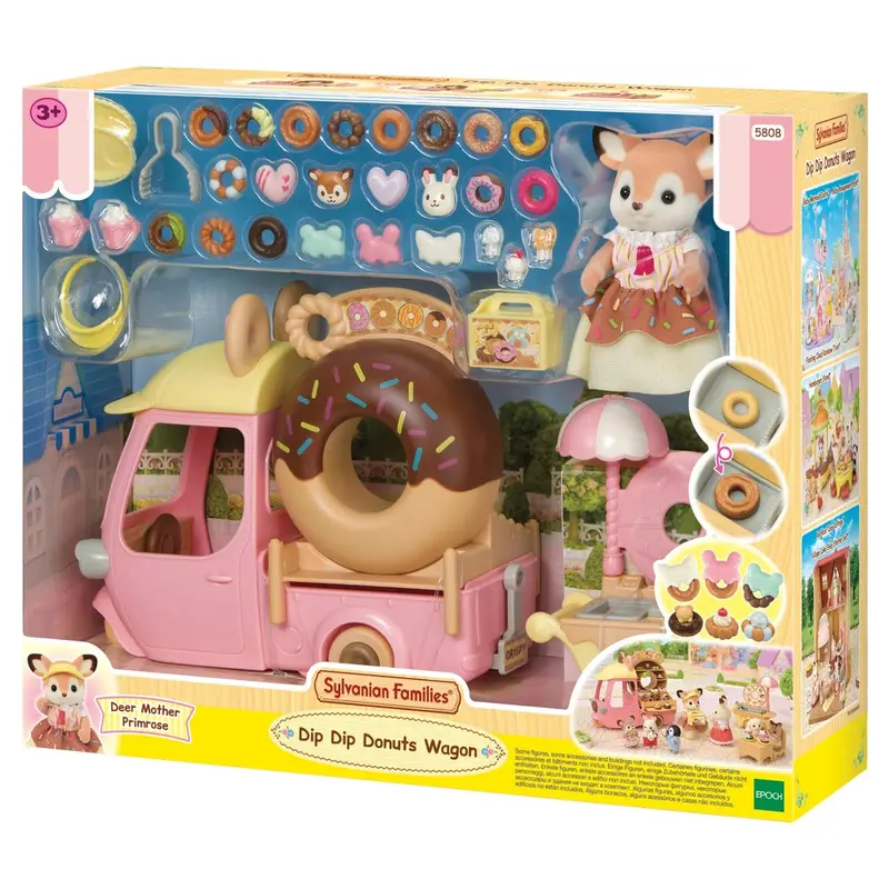Sylvanian Dip Dip Donuts Wagon