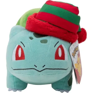 Pokemon 8" Bulbasaur With Striped Hat Plush