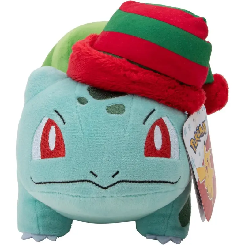 Pokemon 8" Bulbasaur With Striped Hat Plush