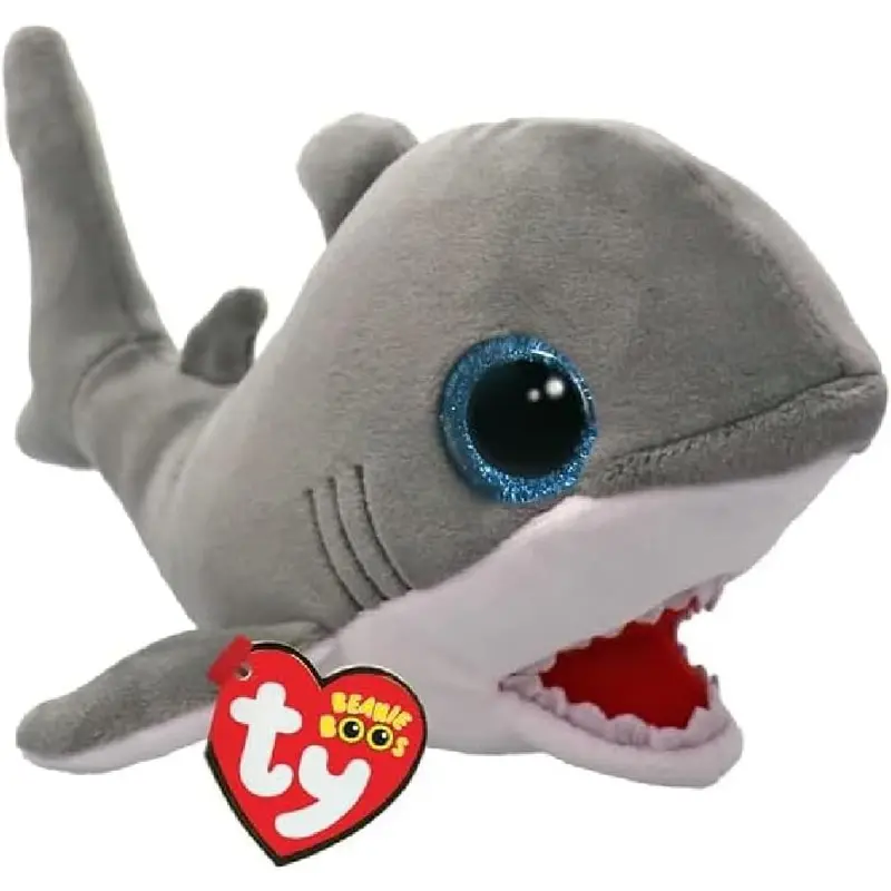 TY Finnegan Grey Shark Beanie Boo