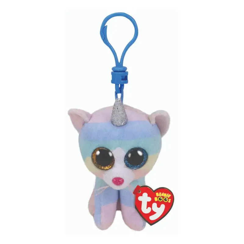 Ty Heather Cat & Horn Boo Key Clip
