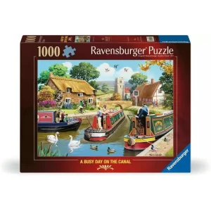 A Day on the Canal 1000 Piece Jigsaw Puzzle