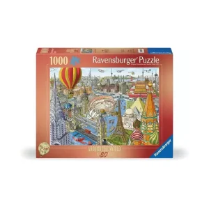 Around the World in 80Days 1000 Piece Jigsaw