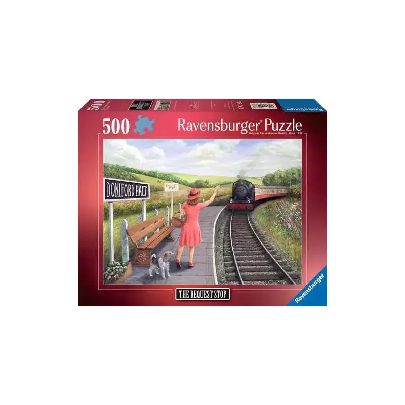 AT Lady on the Platform 500 Piece Jigsaw Puzzle