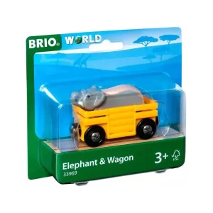 Brio Elephant and Wagon