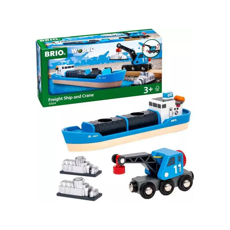 Brio Freight Ship & Crane