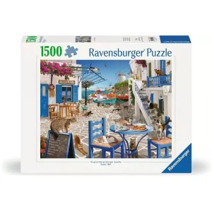 Cats of Mykonos 1500 Piece Jigsaw Puzzle