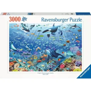 Colorful Underwater World 3000 Piece Jigsaw Puzzle