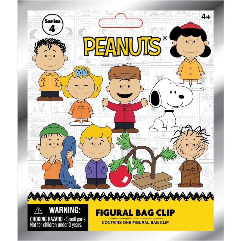 Peanuts Charlie Brown Collectors Bag Clip Series 4