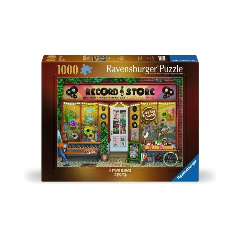 Vintage Vinyl 1000 Piece Jigsaw Puzzle