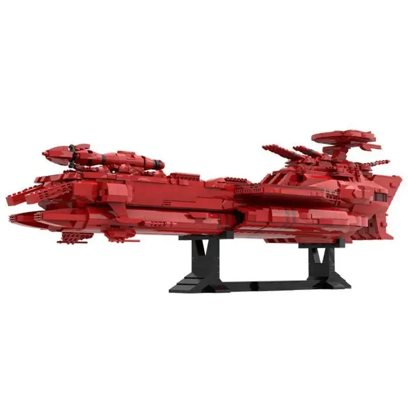 GOBRICKS MOC 128317 Great Imperial Garmilas Deusula the 3rd - Space Battleship Yamato 2205