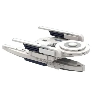 GOBRICKS MOC 155862 Oberth Class Starship, Star Trek (USS Grissom & USS Pegasus)