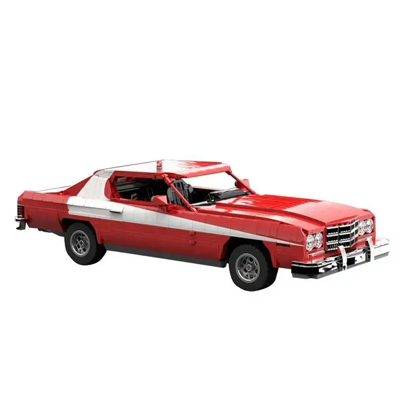 GOBRICKS MOC 99377 ord Gran Torino 1975 Starsky & Hutch V2.1