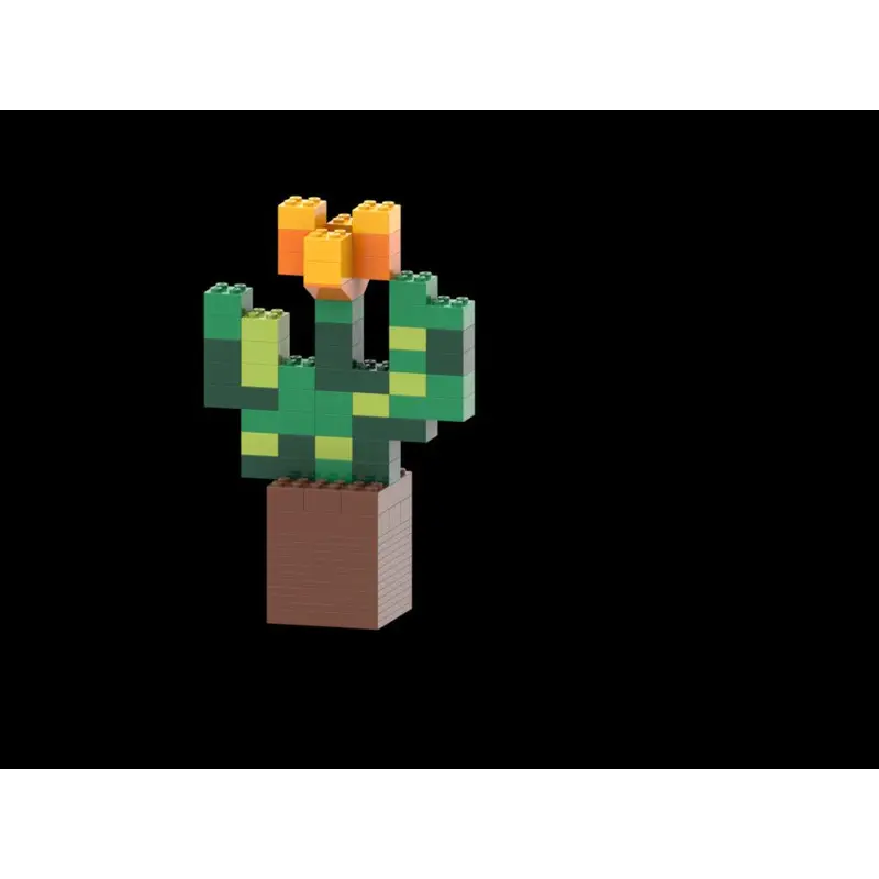 MOC-147876 Minecraft Tulip - Orange