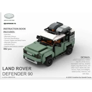 MOC-43292 Land Rover Defender 90, mini-version