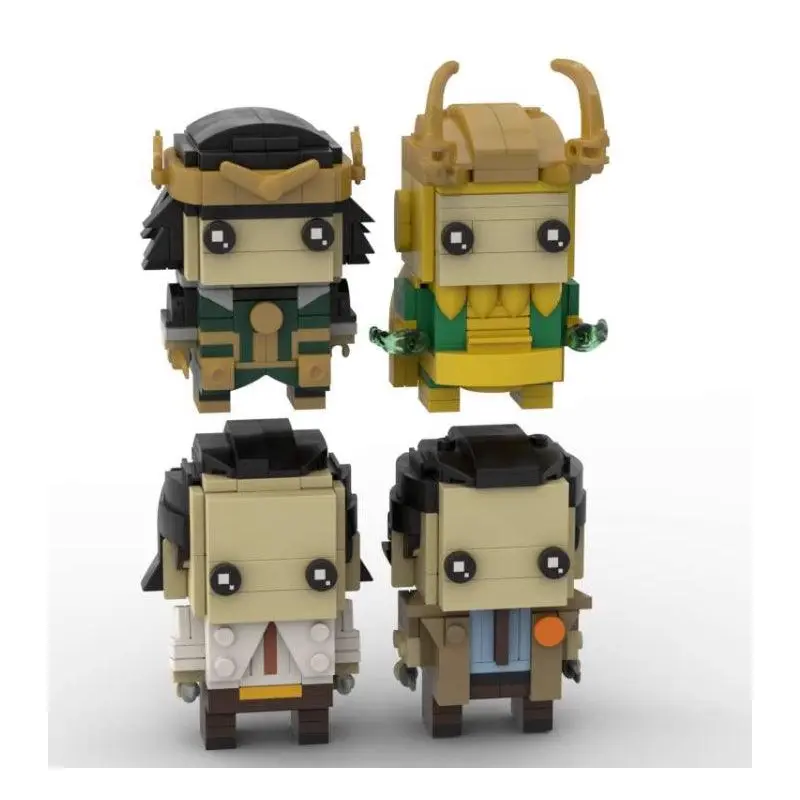 MOC Custom Marvel Loki TV series Brickheadz
