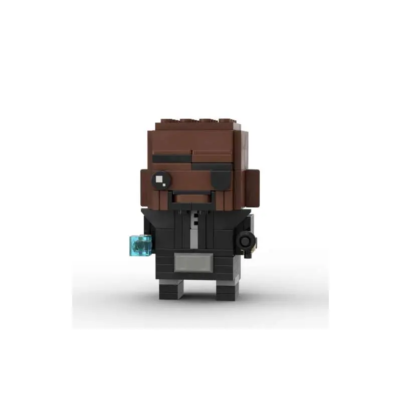 MOC Custom Marvel Nick Fury Brickheadz