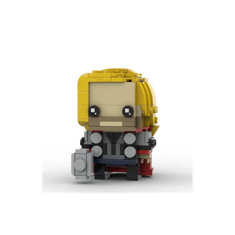 MOC Custom Marvel Thor 1 The Avengers Brickheadz