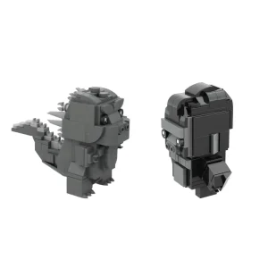 MOC Godzilla vs Kong Brickheadz set