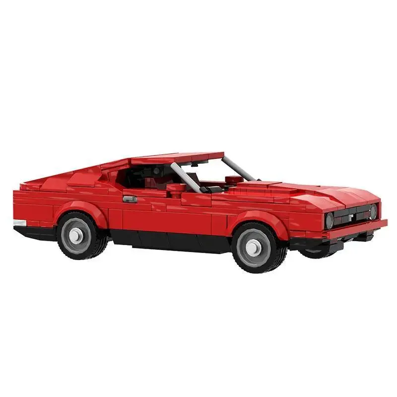 GOBRICKS MOC 138347 1971 Ford Mustang Mach 1