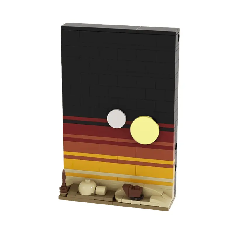 GOBRICKS MOC 149666 Postcard From Tatooine