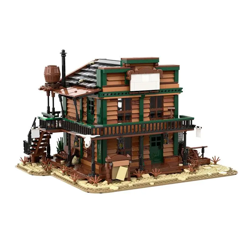 GOBRICKS MOC 151938 Sheriff's Office - Wild West