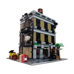 GOBRICKS MOC 162822 Peter Parker's Apartment Modular Building