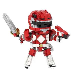 GOBRICKS MOC 165490 SD RED RANGER