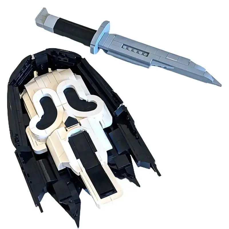 GOBRICKS MOC 168525 Scream Movie Ghostface Knife Buck 120