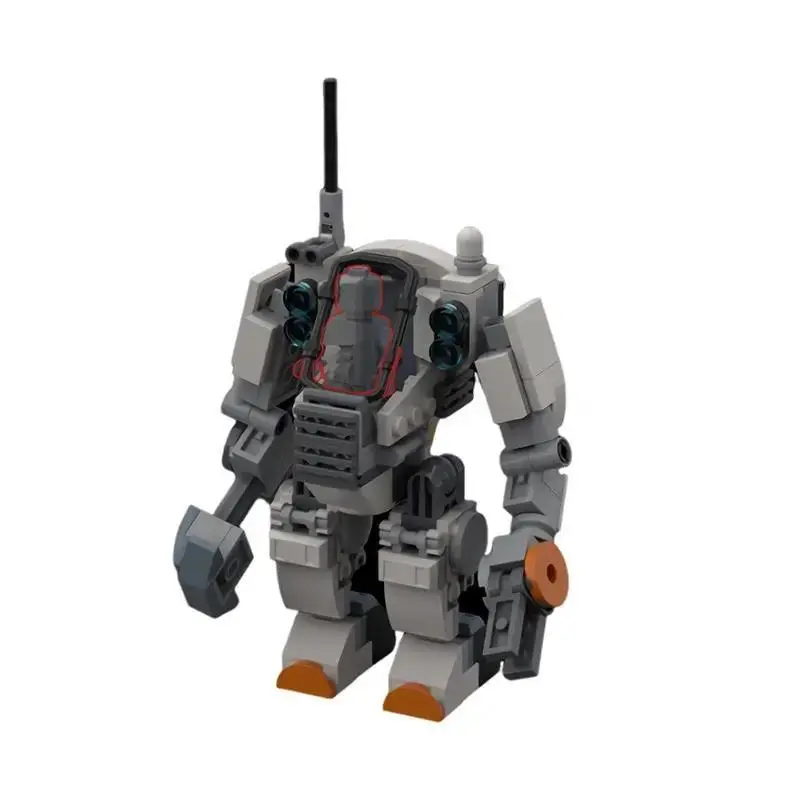 GOBRICKS MOC 171661 Beefed-up city space construction mech