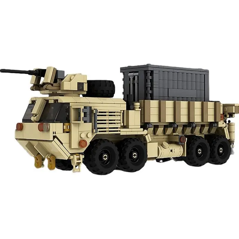 GOBRICKS MOC 177525 Oshkosh HEMTT- M985A4 - Heavy Expanded Mobility Tactical Truck