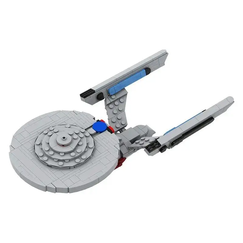 GOBRICKS MOC A0367Y01 Star Trek Enterprise 1701-A MOC 105147