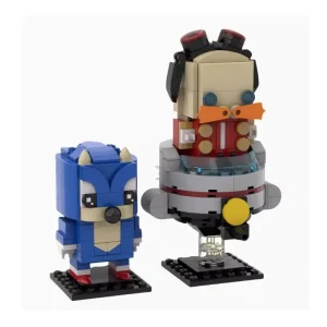 MOC 35521 Sonic the Hedgehog and Dr 'Eggman' Robotnik Brickheadz