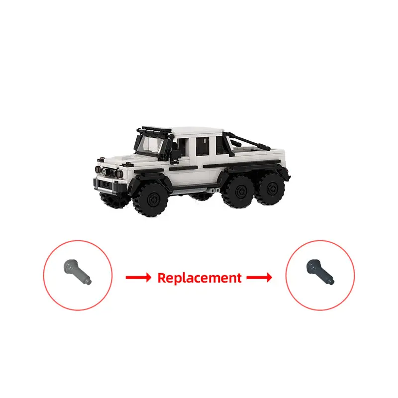 MOC-85651 Mercedes-Benz AMG G63 6x6 and Trailer