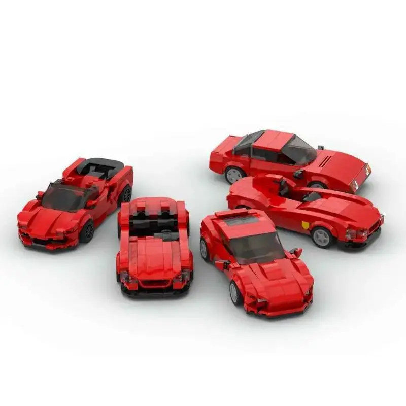 MOC-87315 Ferrari Vehicle - 8 Stud Speed Champions