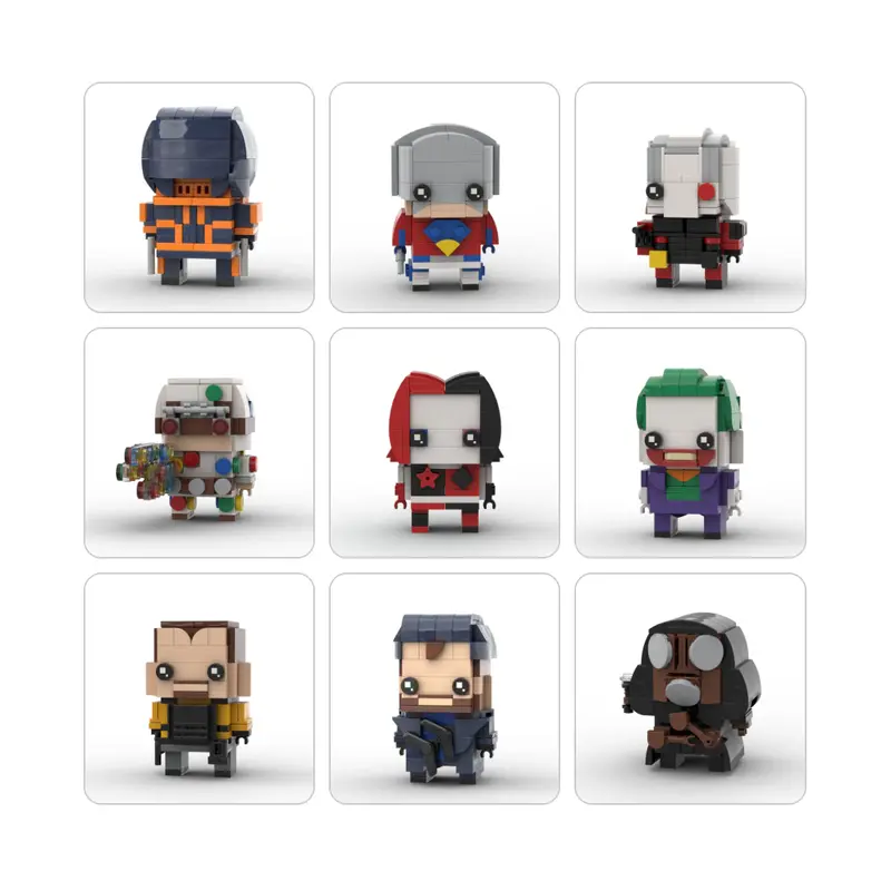 MOC DC Suicide Squad Brickheadz