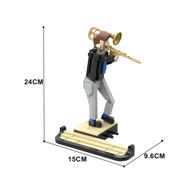 MOC-162342 Trombone Player - Jazz Quartet Addition