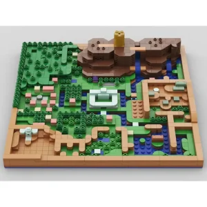 MOC-183242 The Legend of Zelda: A Link to the Past - Light World Overworld Map