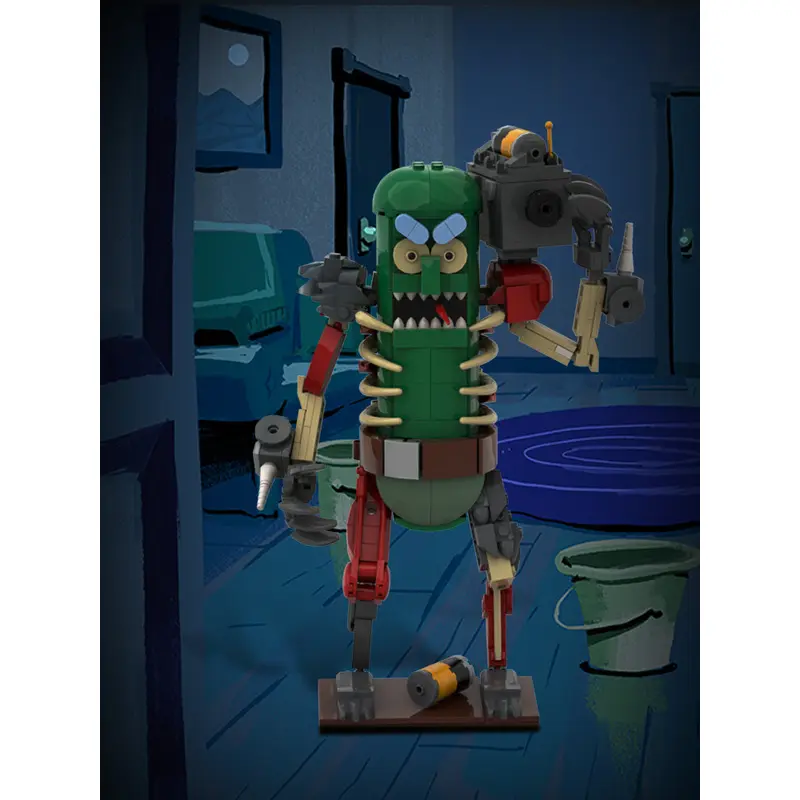 Cucumber Warrior (Design) Rick and Morty Mr. Pickles