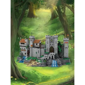 MOC-198048 Lion Knight's Castle (BASE UPGRADE) - OPEN CASTLE DESIGN