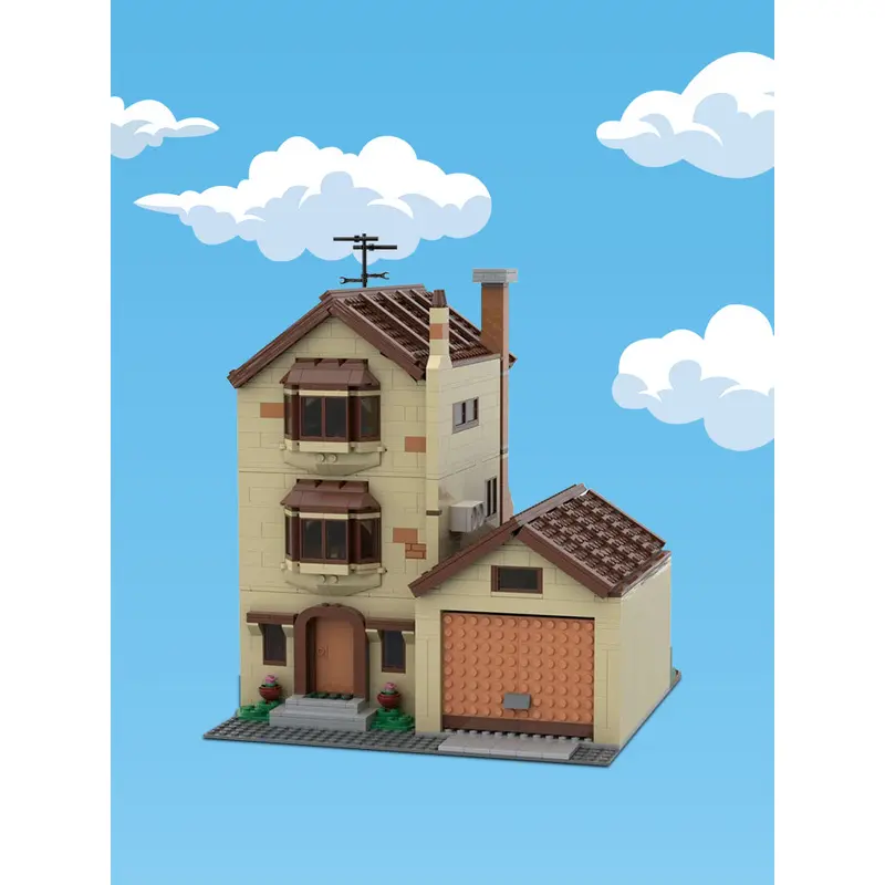 The Simpsons - MOC-100451 Modular Simpsons House