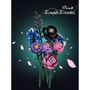 Cool color flower (design)