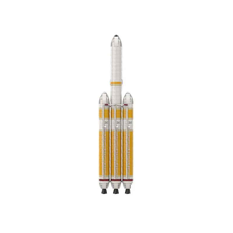 MOC-101254 Delta IV Heavy with Parker Solar Probe [Saturn V scale]