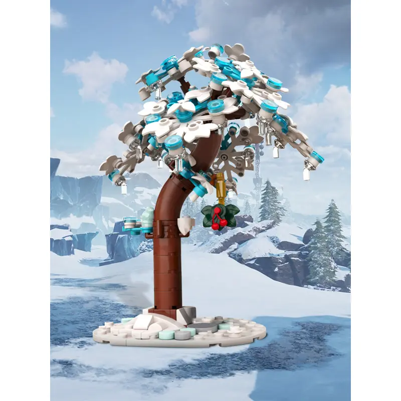 MOC-201600  Christmas Frozen Tree  -  Advent Calendar 2024 MBD