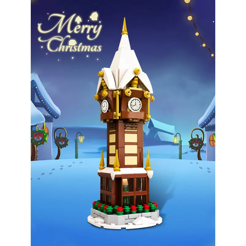 MOC-203594 Christmas Street Clock - Winter Village Advent Calendar