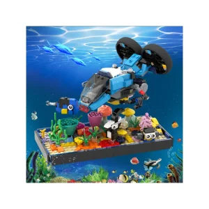 MOC-115754 Coral Reef + Submarine 31122 + 31114 Alternative Build