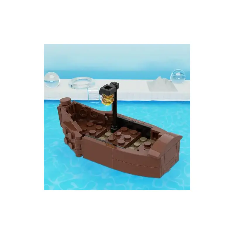 MOC-56225 Rowing Boat Add on for 2bricks Boathouse MOC