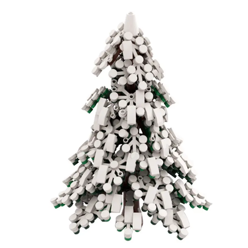 GOBRICKS MOC 108036 Winter Fir / Pine Tree